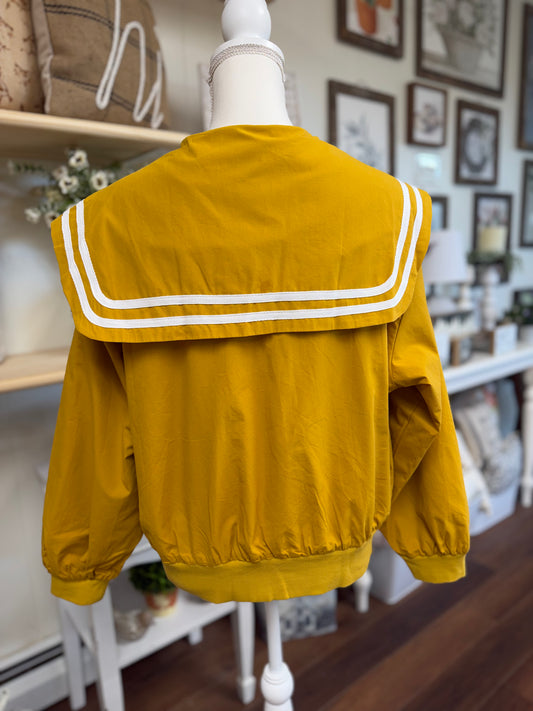 Sailor collar button up jacket