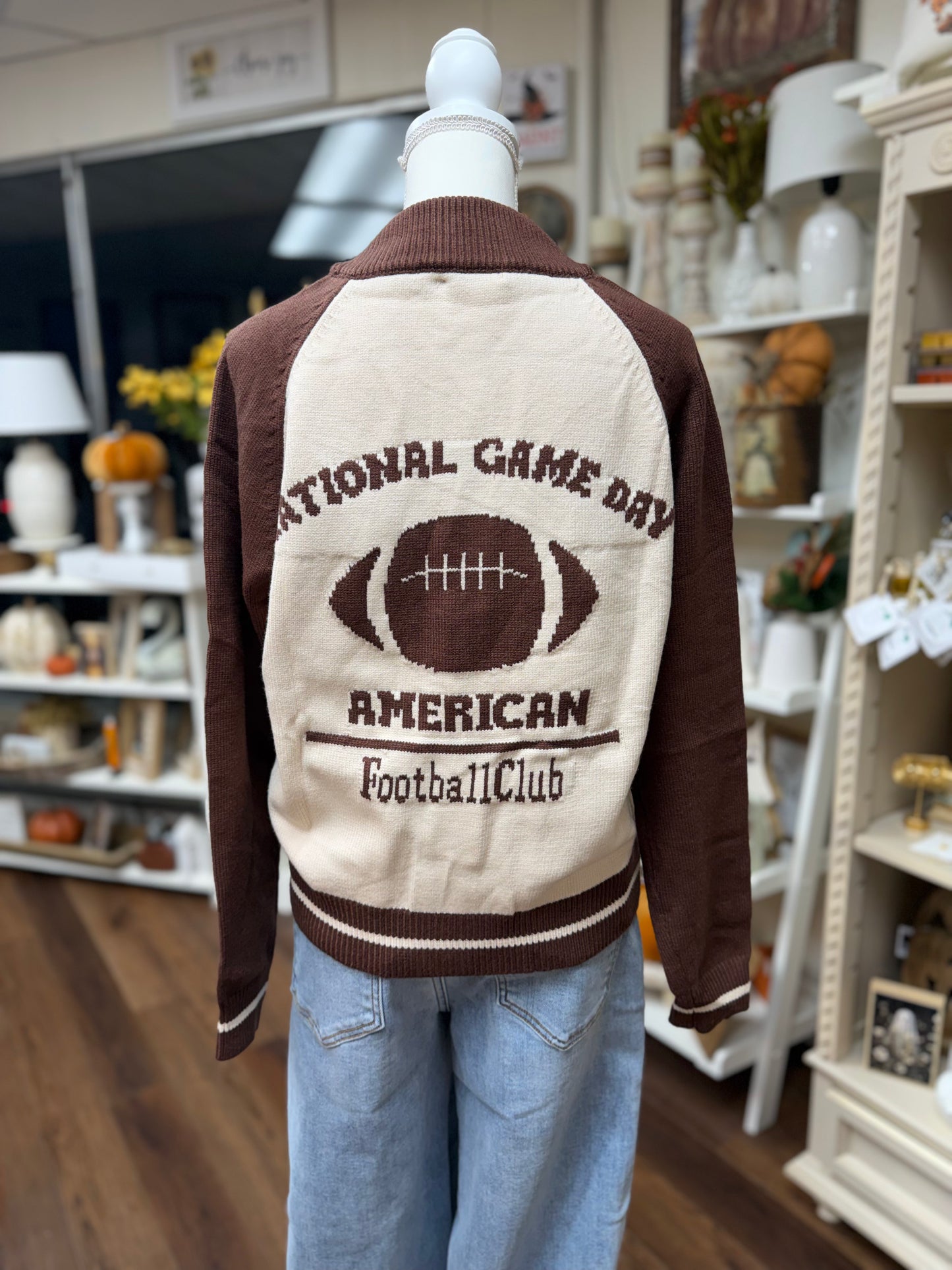 National game day button down